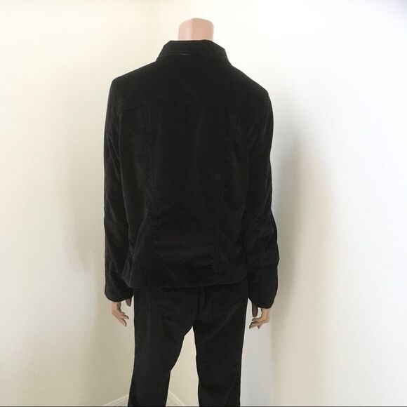Faconnable black velvet classic jacket pant set 10 - Picture 4 of 15